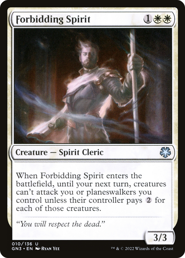 Forbidding Spirit (GN3-010) [Game Night: Free-for-All]