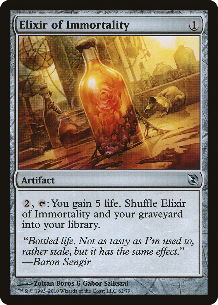 Elixir of Immortality (DDF-062) [Duel Decks: Elspeth vs. Tezzeret]