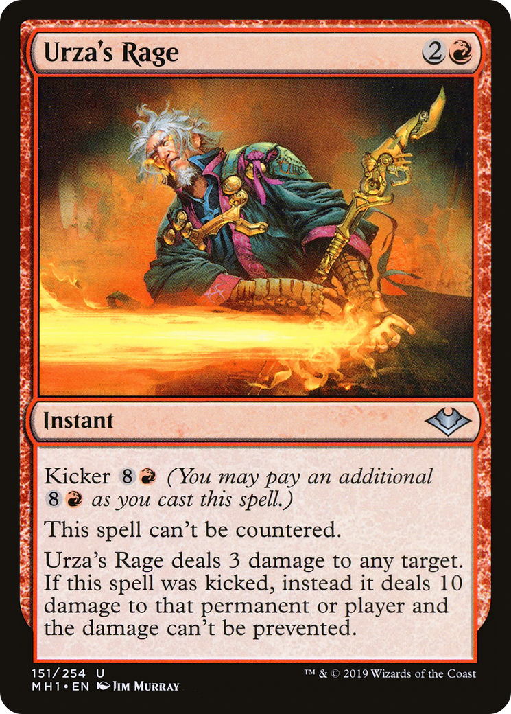 Urza's Rage (MH1-151) [Modern Horizons] Foil