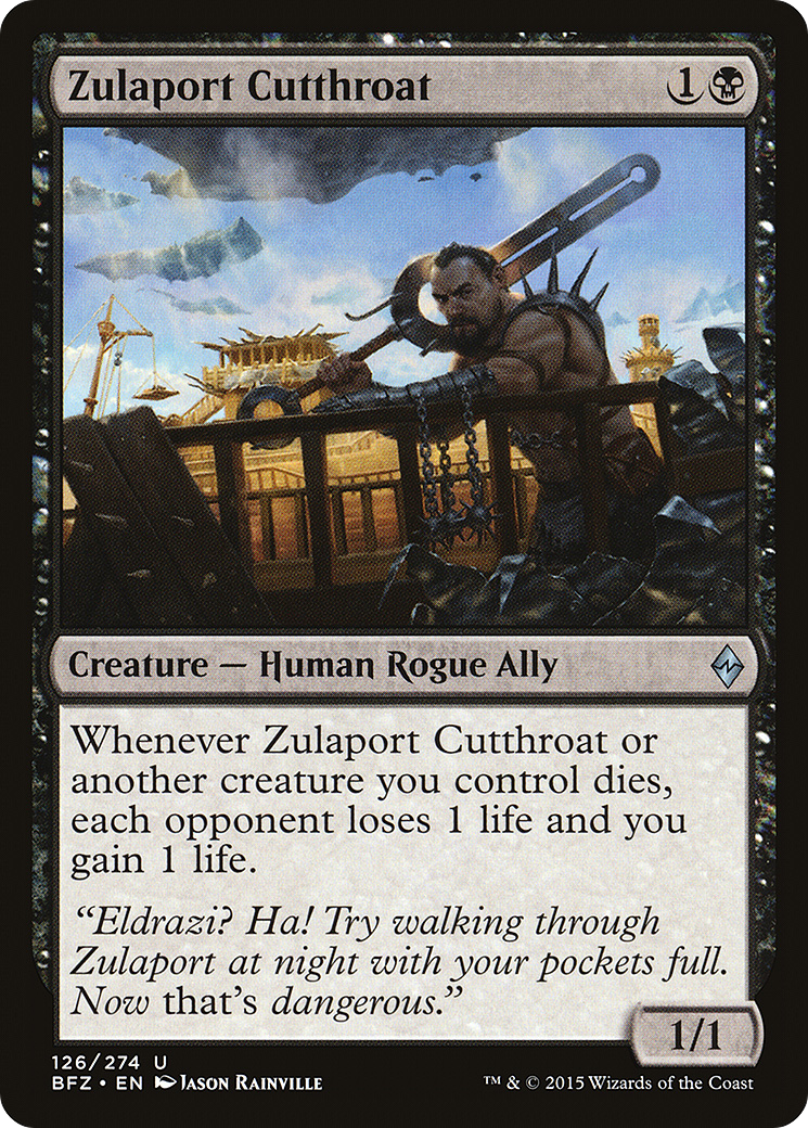 Zulaport Cutthroat (BFZ-126) [Battle for Zendikar]