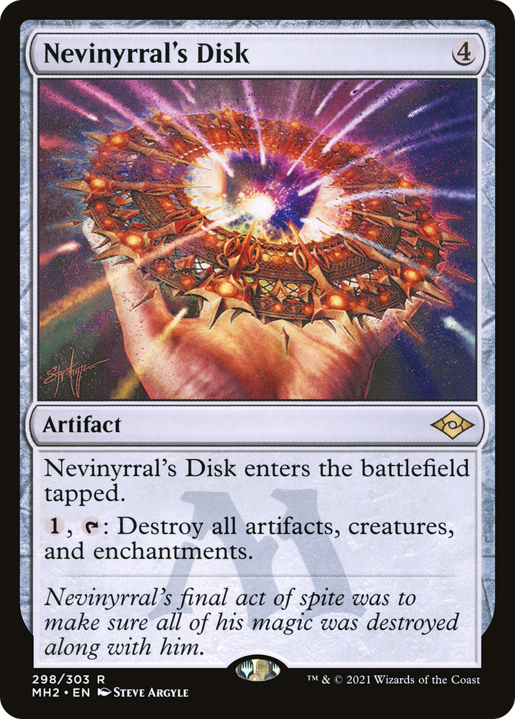 Nevinyrral's Disk (MH2-298) [Modern Horizons 2]