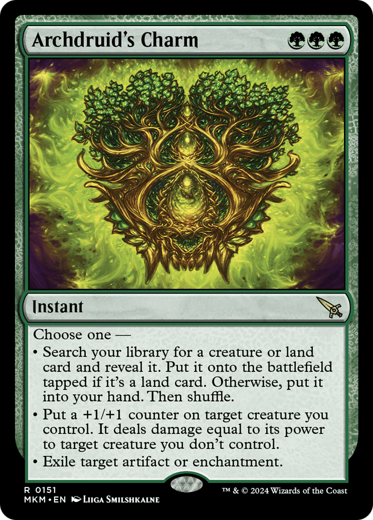 Archdruid's Charm (MKM-151) [Murders at Karlov Manor]