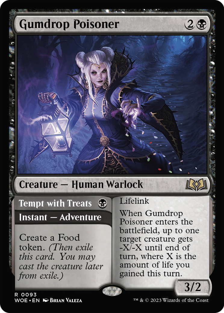 Gumdrop Poisoner (WOE-093) [Wilds of Eldraine] Foil