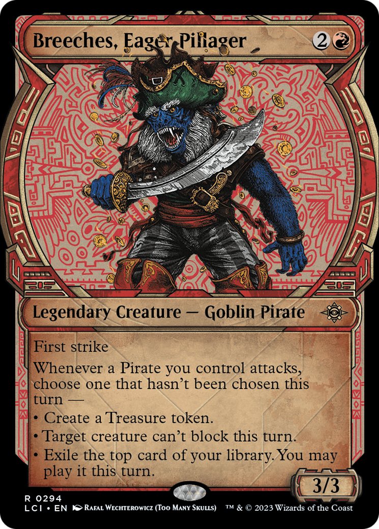 Breeches, Eager Pillager (LCI-294) [The Lost Caverns of Ixalan]: (Showcase) Foil