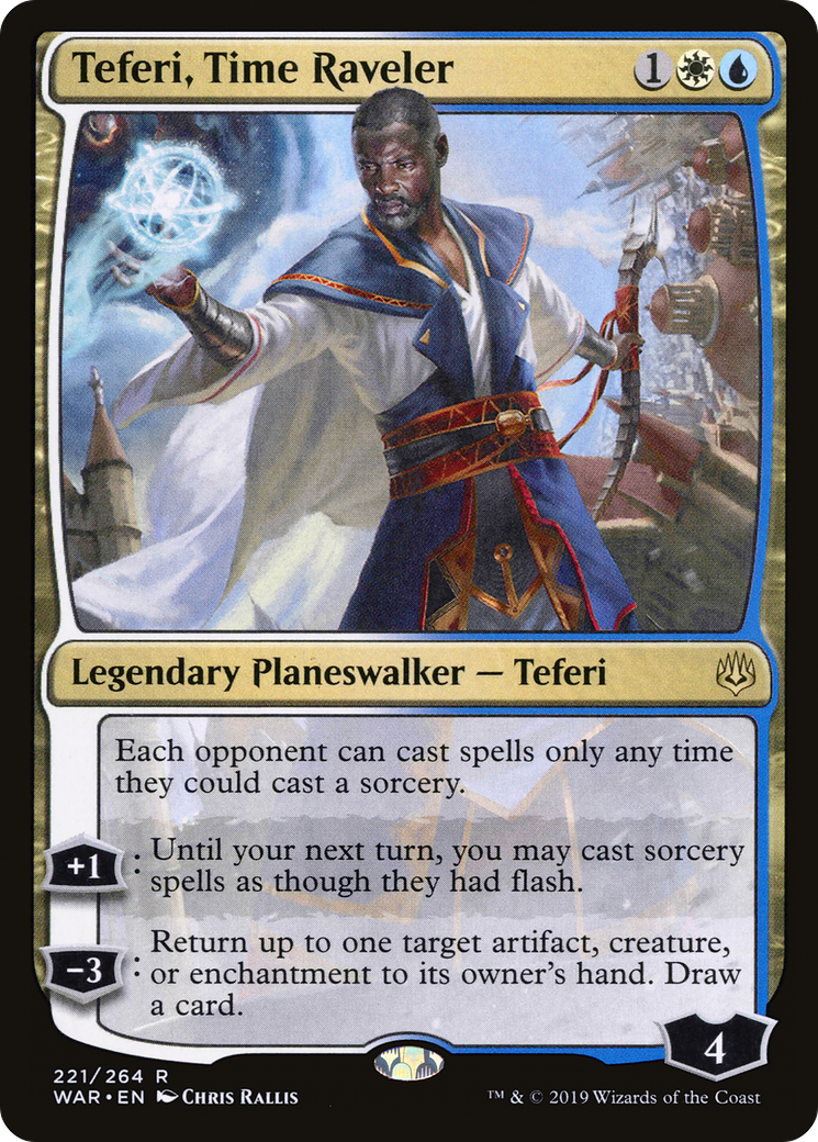 Teferi, Time Raveler (WAR-221) [War of the Spark]