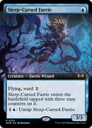 Sleep-Cursed Faerie (WOE-334) [Wilds of Eldraine]: (Extended Art) Foil