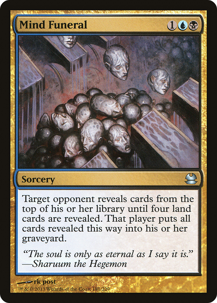 Mind Funeral (MMA-181) [Modern Masters] Foil