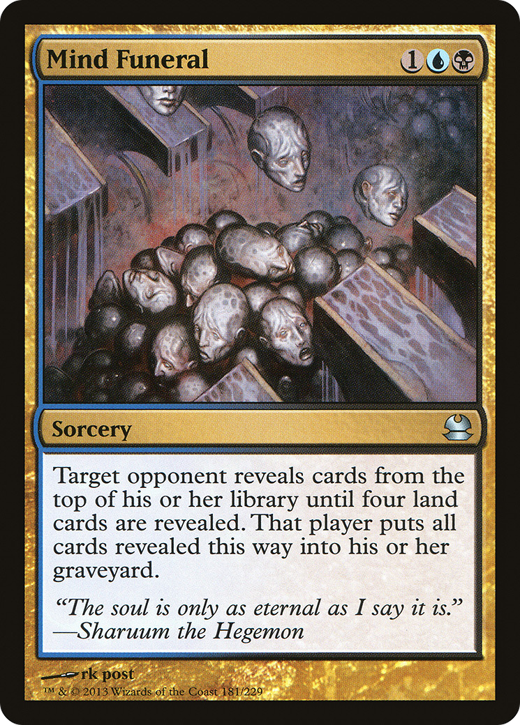 Mind Funeral (MMA-181) [Modern Masters]