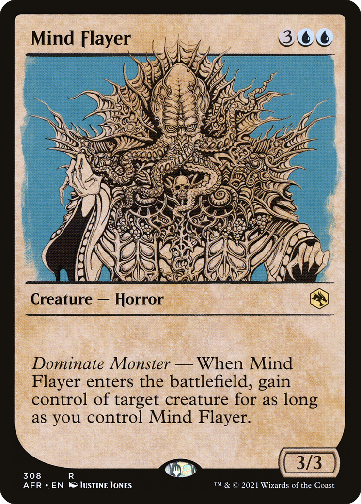 Mind Flayer (AFR-308) [Adventures in the Forgotten Realms]: (Showcase)