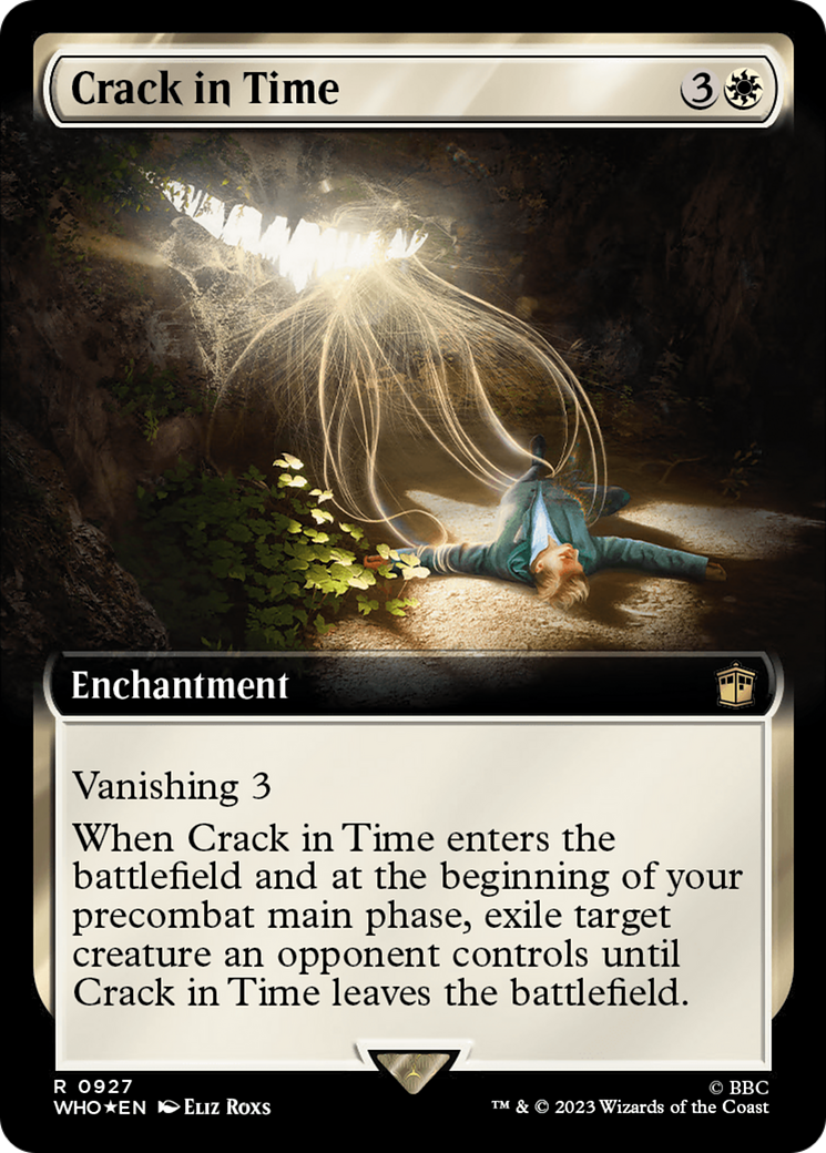 Crack in Time (WHO-927) [Doctor Who]: (Extended Art) Foil