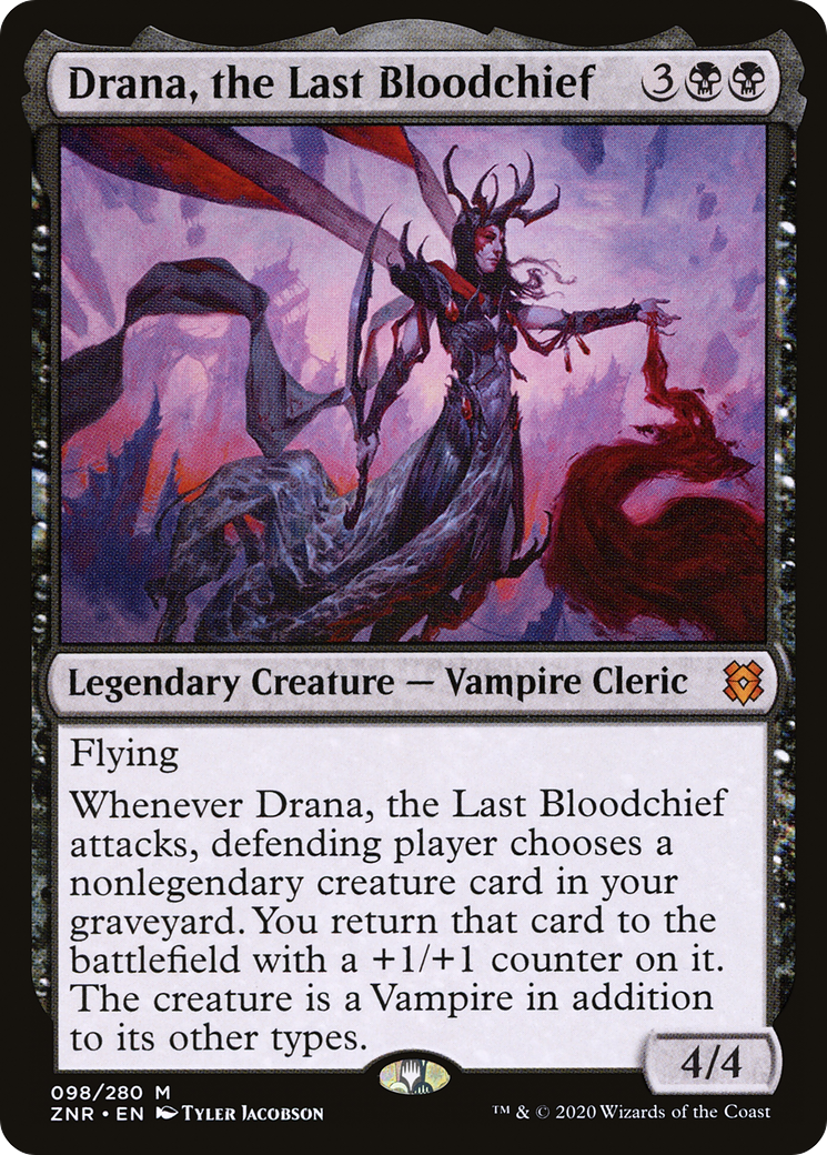 Drana, the Last Bloodchief (ZNR-098) [Zendikar Rising]