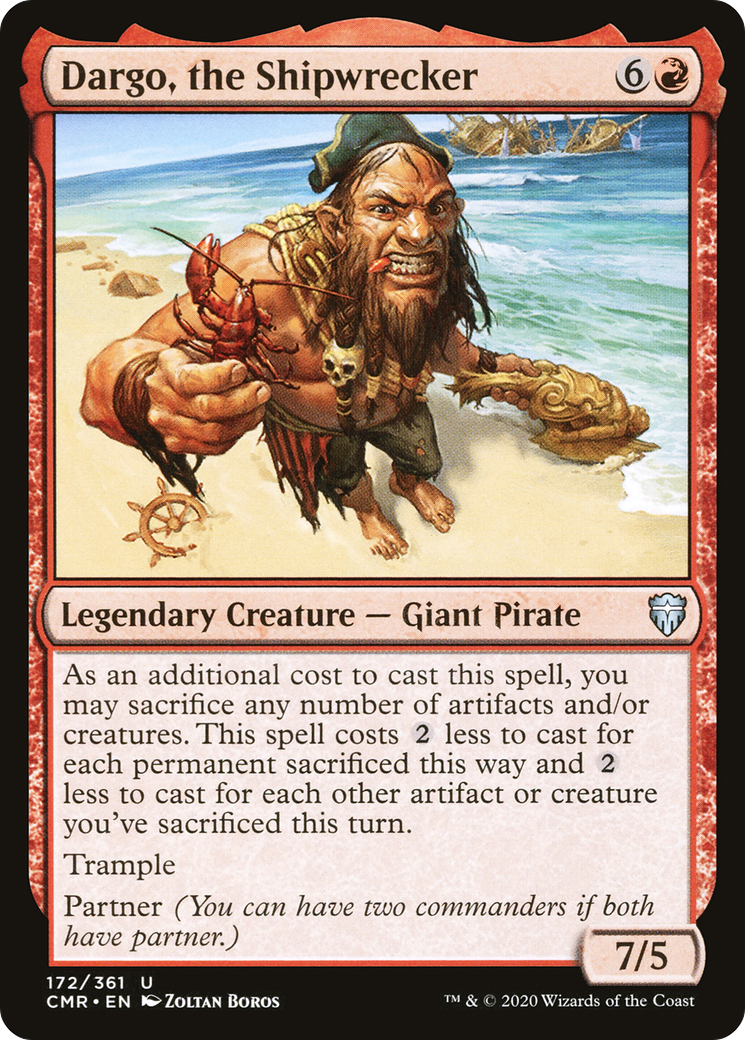 Dargo, the Shipwrecker (CMR-172) [Commander Legends] Foil