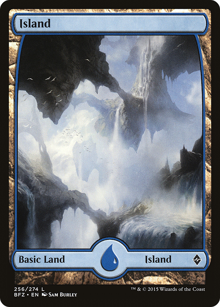 Island (256) - Full Art (BFZ-256) [Battle for Zendikar]