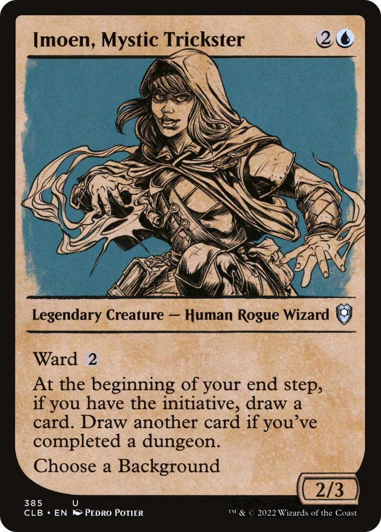 Imoen, Mystic Trickster (Showcase) (CLB-385) [Commander Legends: Battle for Baldur's Gate]