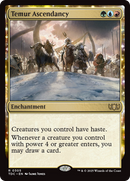 Temur Ascendancy (TDC-305) [Commander: Tarkir: Dragonstorm]: (enchantment)