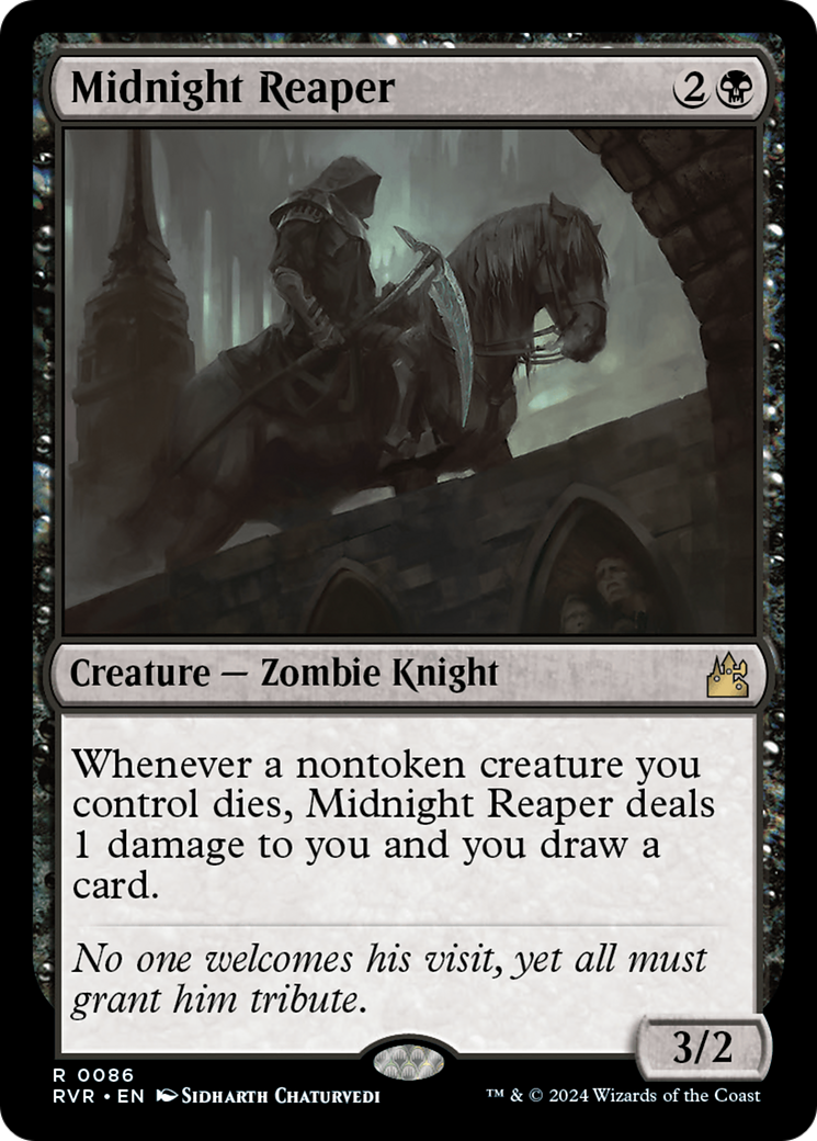Midnight Reaper (RVR-086) [Ravnica Remastered] Foil