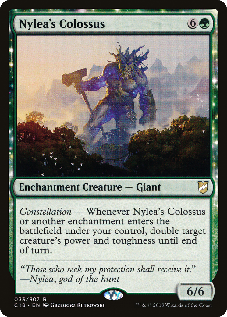 Nylea's Colossus (C18-033) [Commander 2018]