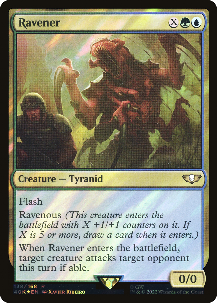 Ravener (Surge Foil) (40K-138) [Warhammer 40,000 Commander] Foil