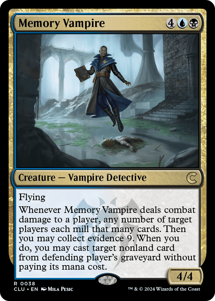 Memory Vampire (CLU-038) [Ravnica: Clue Edition]