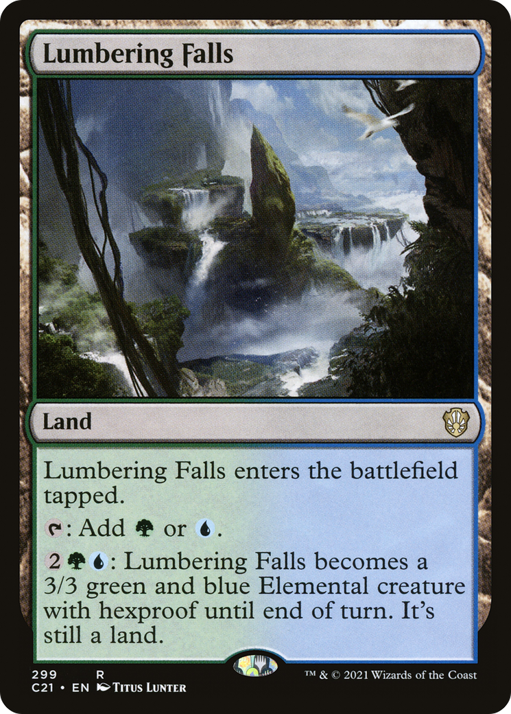 Lumbering Falls (C21-299) [Commander 2021]