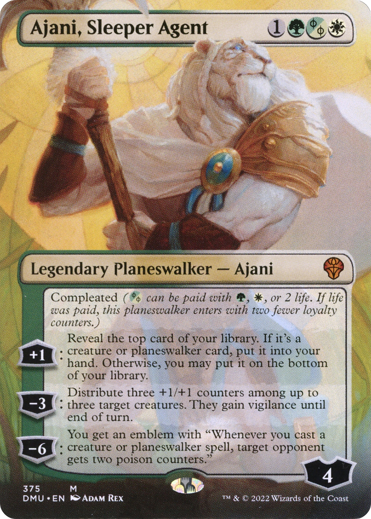 Ajani, Sleeper Agent (DMU-375) [Dominaria United] (Borderless)