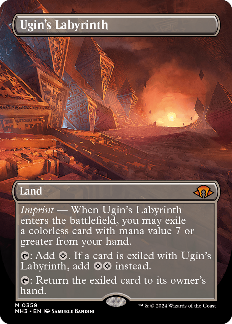 Ugin's Labyrinth (MH3-359) [Modern Horizons 3] (Borderless) Foil