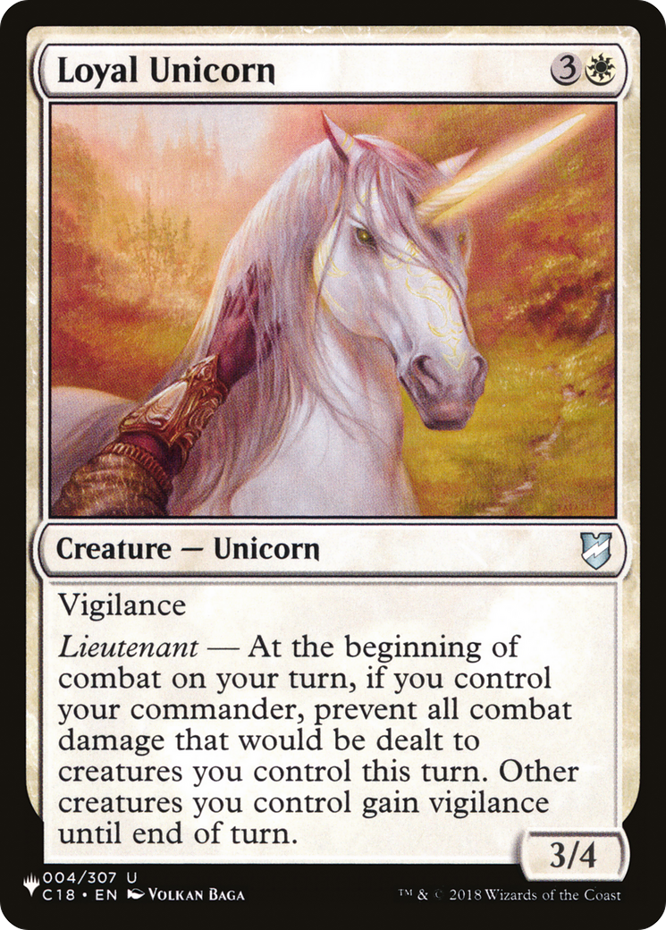 Loyal Unicorn (LIST-C18-4) [The List]