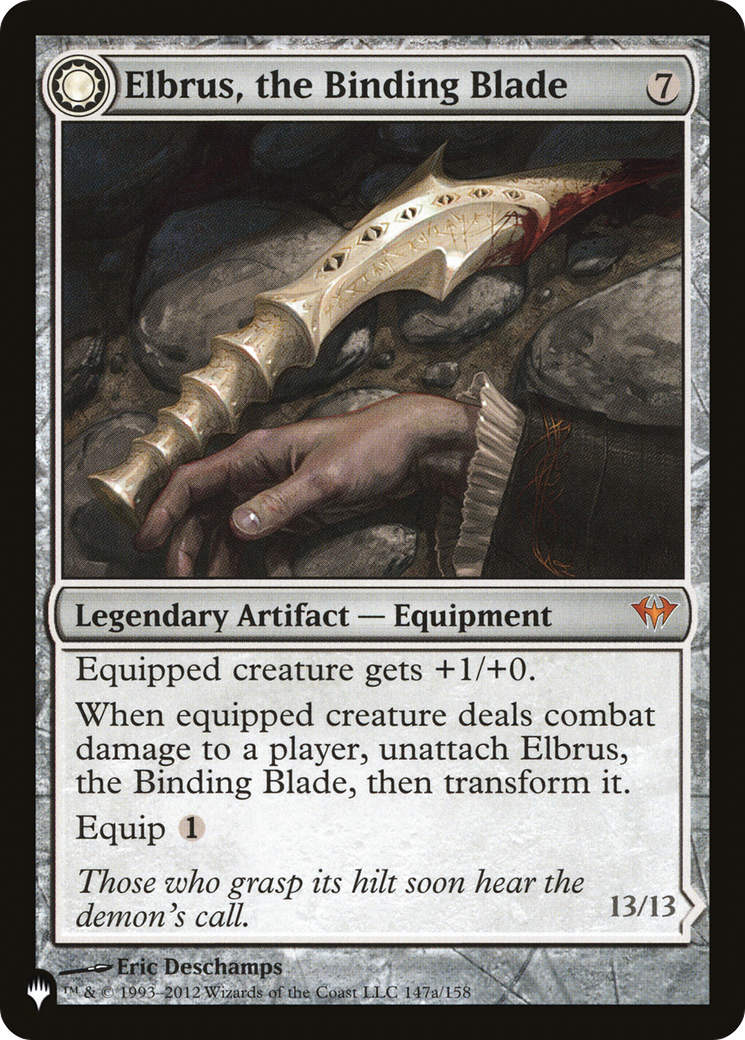Elbrus, the Binding Blade // Withengar Unbound (LIST-DKA-147) [The List]: (Double Faced Transform)