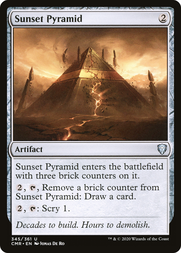 Sunset Pyramid (CMR-345) [Commander Legends]