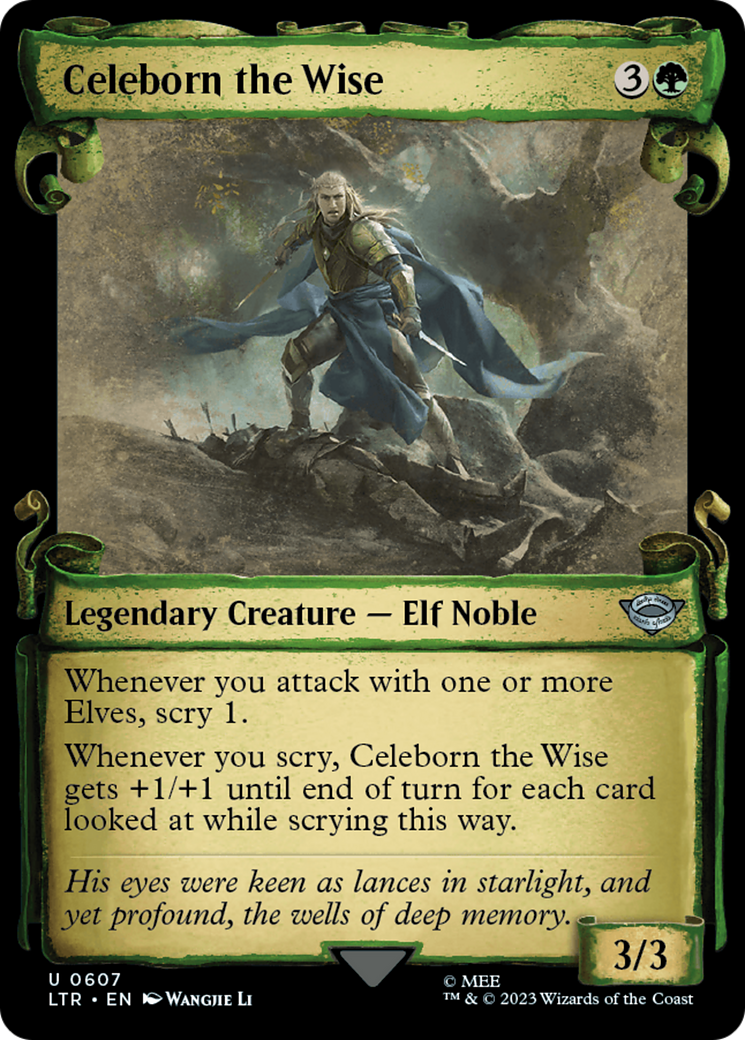 Celeborn the Wise (LTR-607) [The Lord of the Rings: Tales of Middle-earth]: (Showcase)