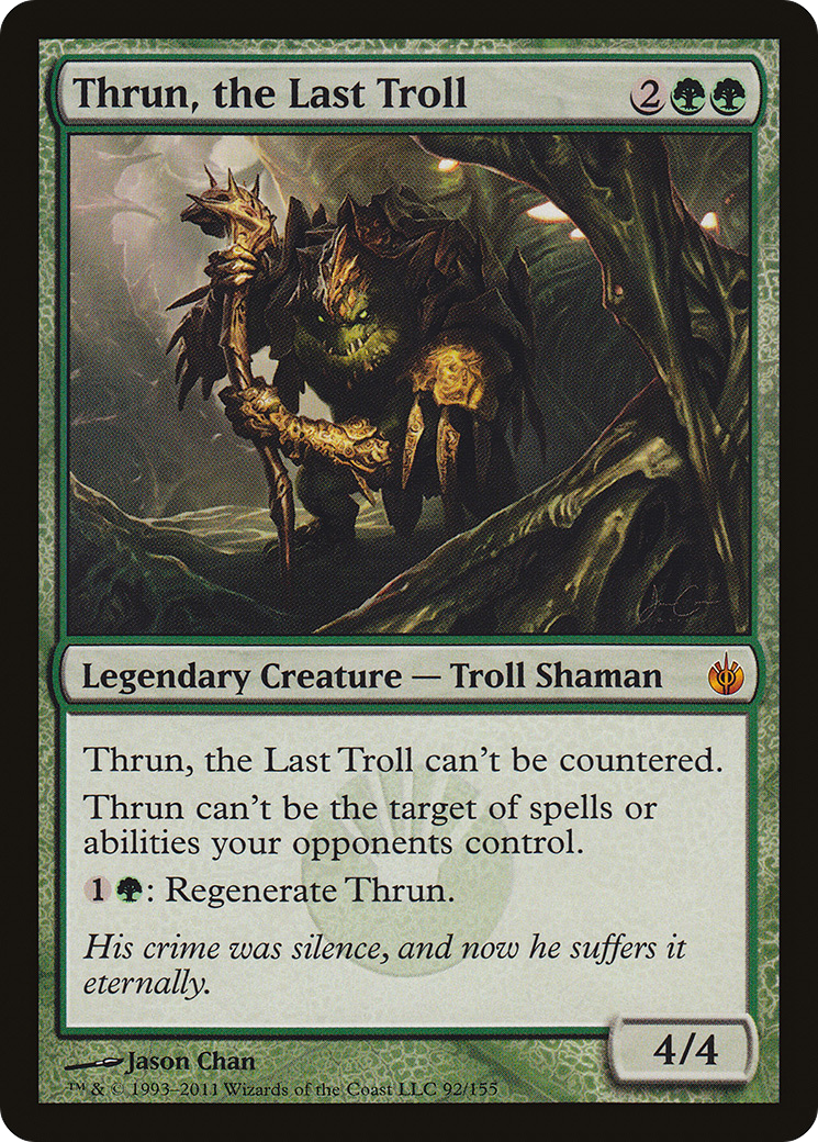 Thrun, the Last Troll (MBS-092) [Mirrodin Besieged] Foil