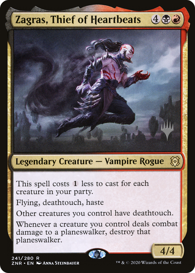 Zagras, Thief of Heartbeats (PPZNR-241P) [Promo Pack: Zendikar Rising Promos]