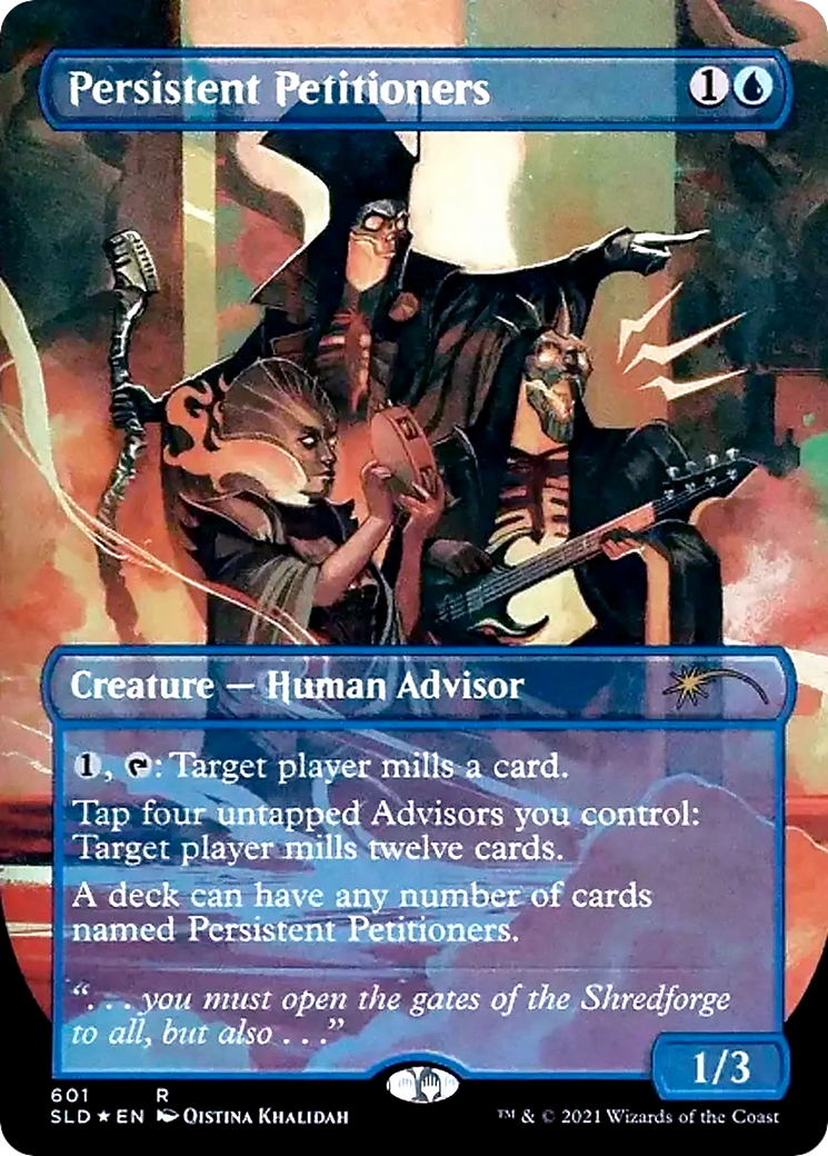 Persistent Petitioners (SLD-601) [Secret Lair Drop] (Borderless) Foil