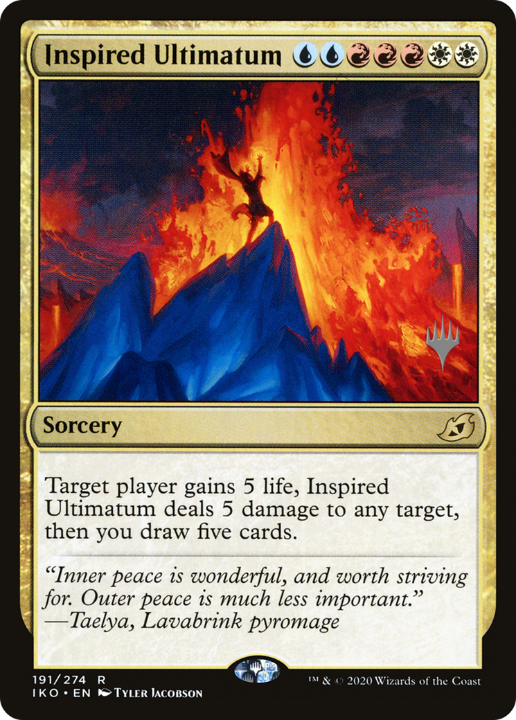 Inspired Ultimatum (PPIKO-191P) [Promo Pack: Ikoria: Lair of Behemoths Promos]