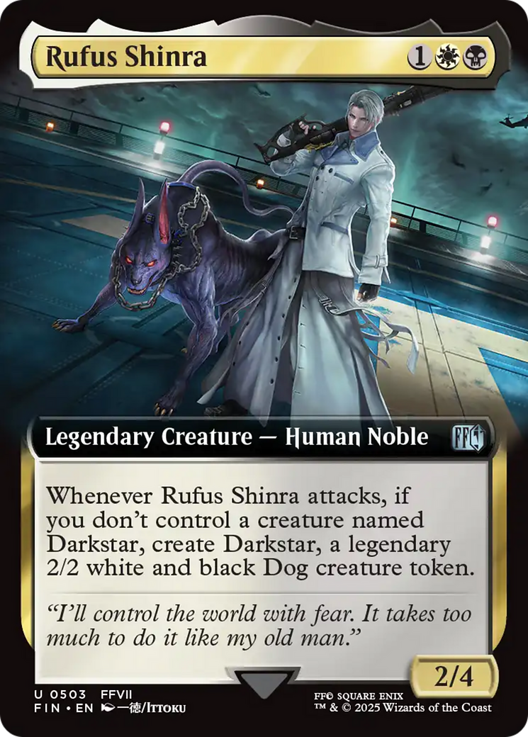 Rufus Shinra (Extended Art) (FIN-503) [FINAL FANTASY]: (Extended Art) Foil