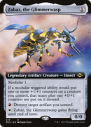 Zabaz, the Glimmerwasp (MH2-474) [Modern Horizons 2]: (Extended Art)