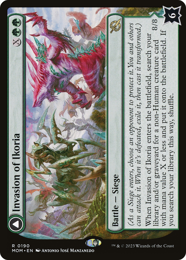 Invasion of Ikoria // Zilortha, Apex of Ikoria (MOM-190) [March of the Machine] Foil