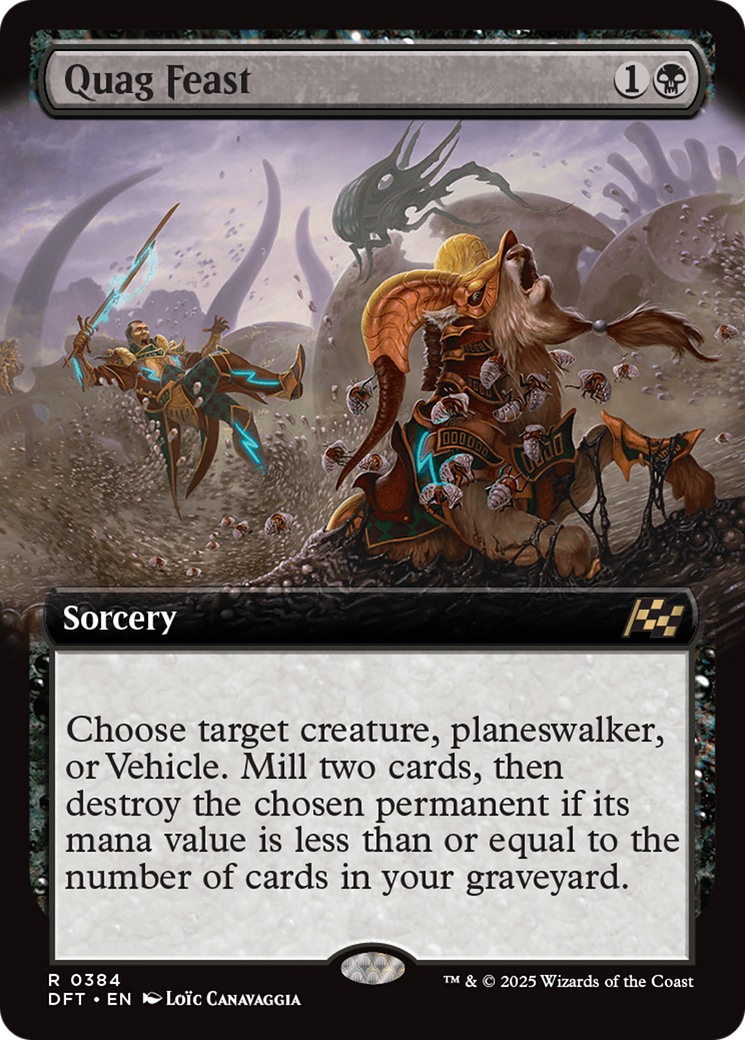 Quag Feast (DFT-384) [Aetherdrift]: (Extended Art) Foil