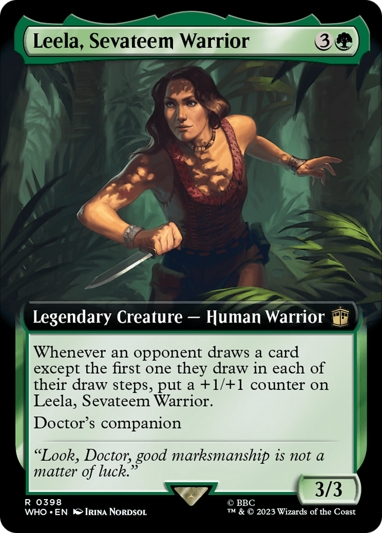 Leela, Sevateem Warrior (WHO-398) [Doctor Who]: (Extended Art)