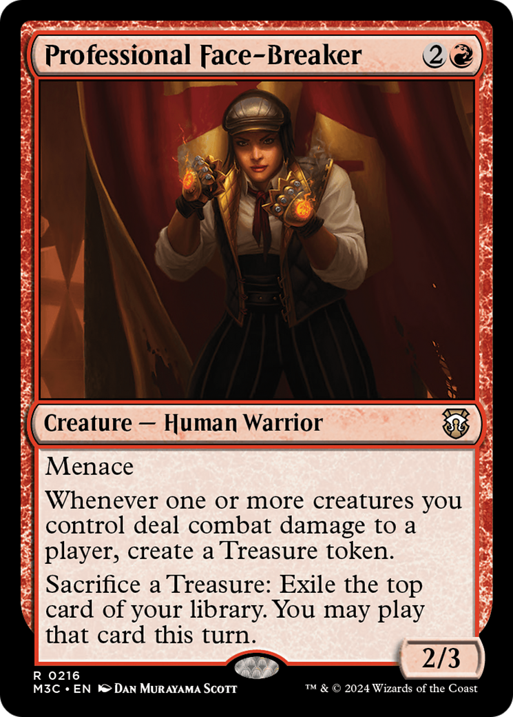 Professional Face-Breaker (M3C-216) [Modern Horizons 3 Commander]
