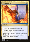 Dovin's Veto (WAR-193) [War of the Spark] Foil