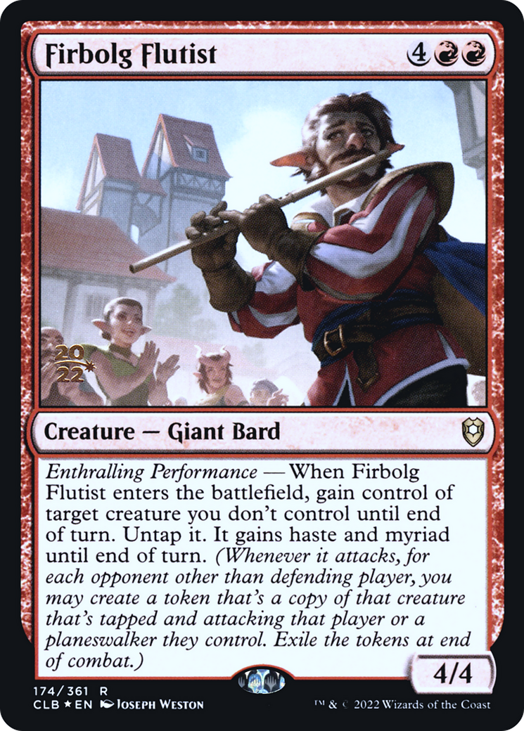 Firbolg Flutist (PRE-174) [Battle for Baldur's Gate Promos] Foil