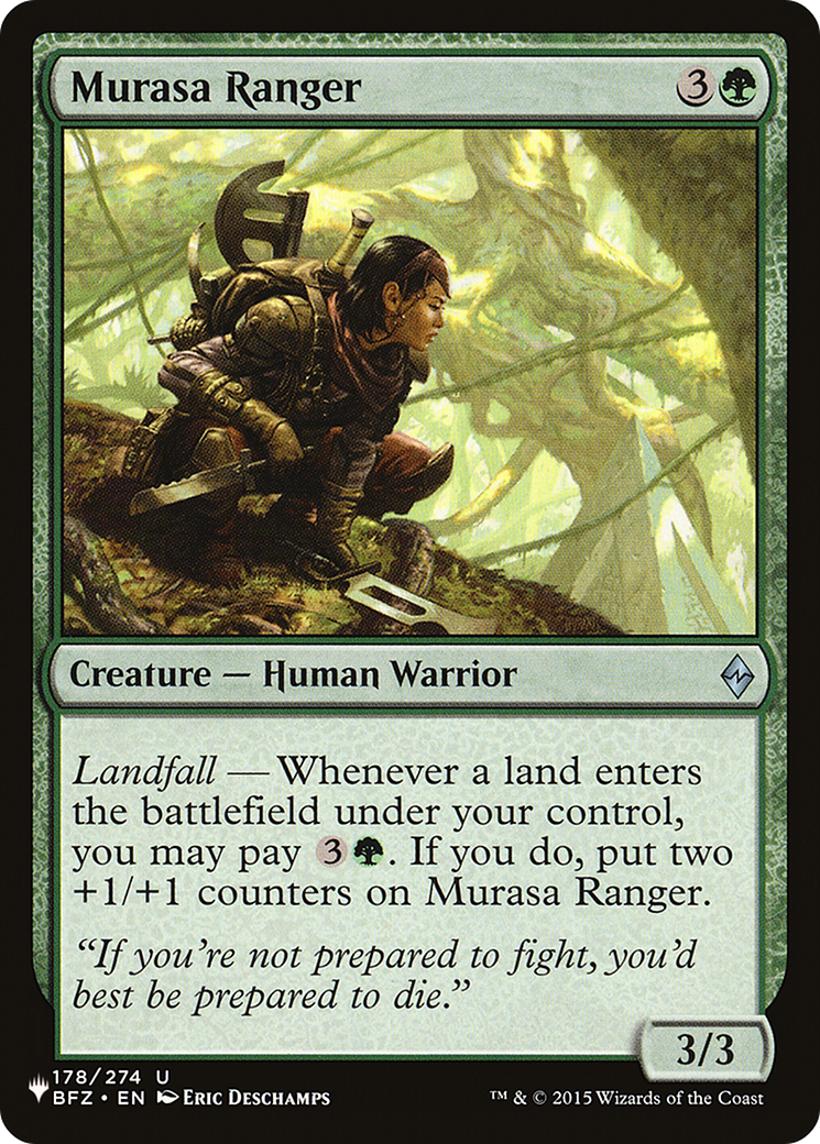 Murasa Ranger (LIST-BFZ-178) [The List]