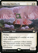 Nesting Dovehawk (MOC-104) [March of the Machine Commander]: (Extended Art) Foil