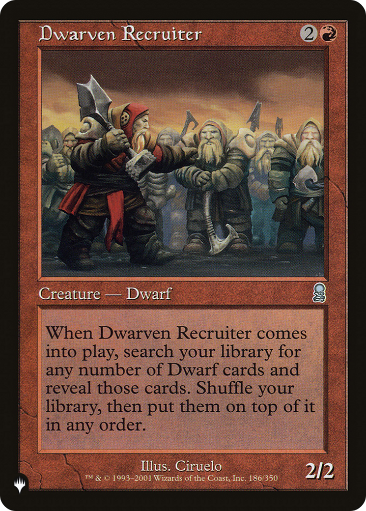 Dwarven Recruiter (LIST-ODY-186) [The List]