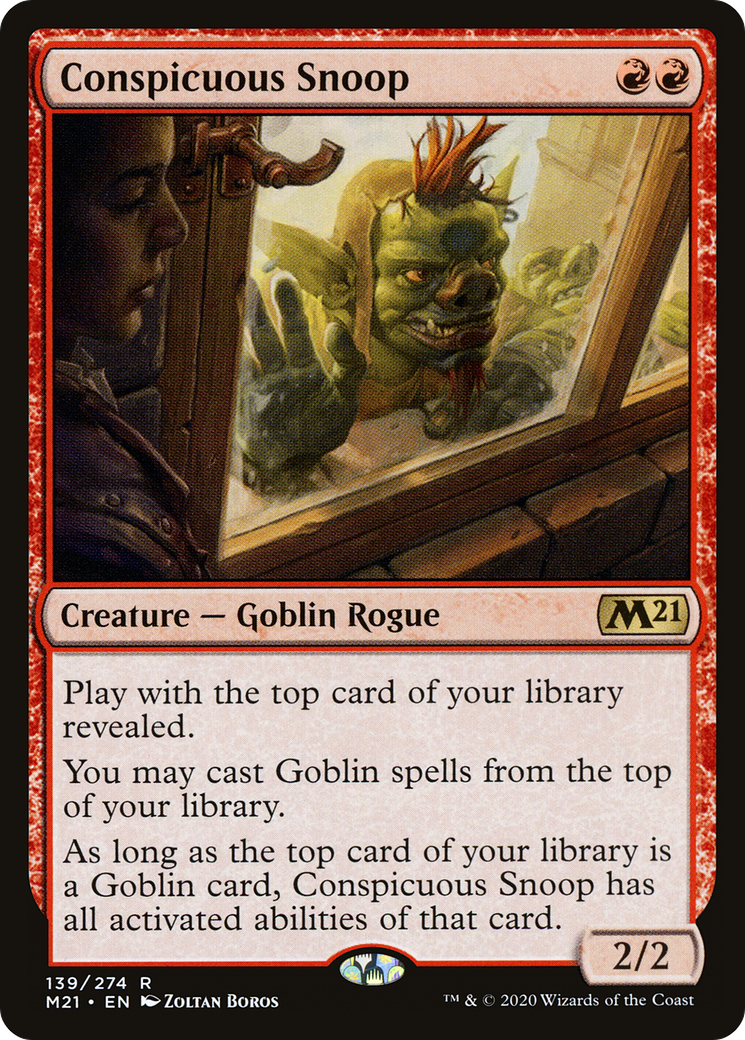 Conspicuous Snoop (M21-139) [Core Set 2021] Foil