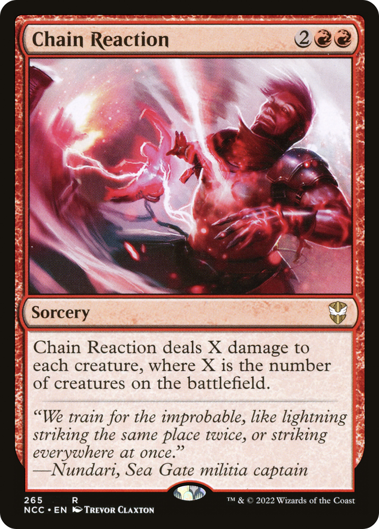 Chain Reaction (NCC-265) [New Capenna Commander]