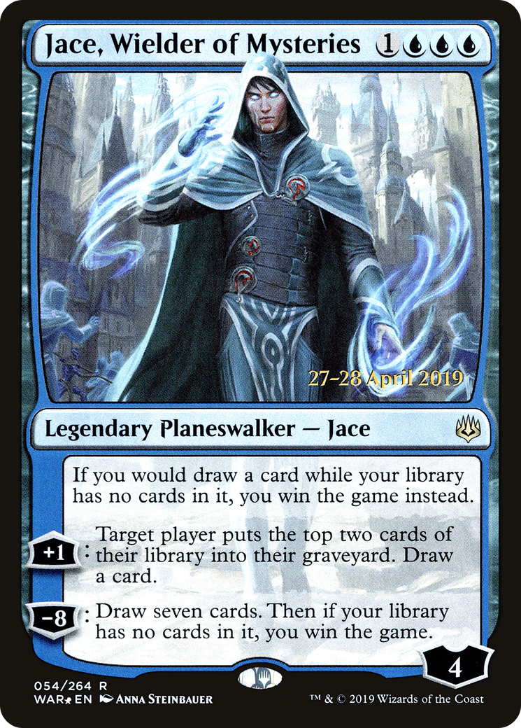 Jace, Wielder of Mysteries (PRE-54S) [War of the Spark Promos] Foil