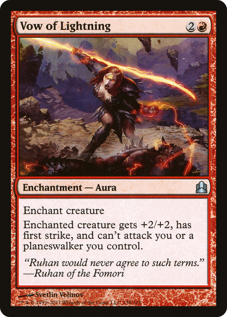 Vow of Lightning (CMD-138) [Commander 2011]