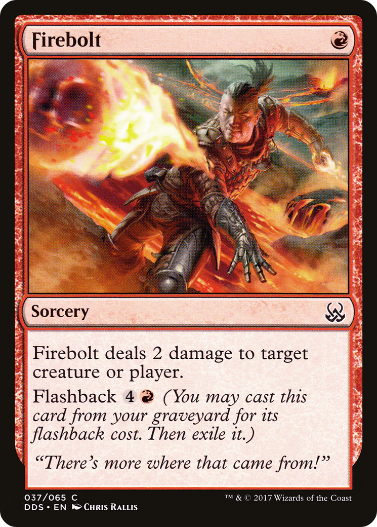 Firebolt (DDS-037) [Duel Decks: Mind vs. Might]